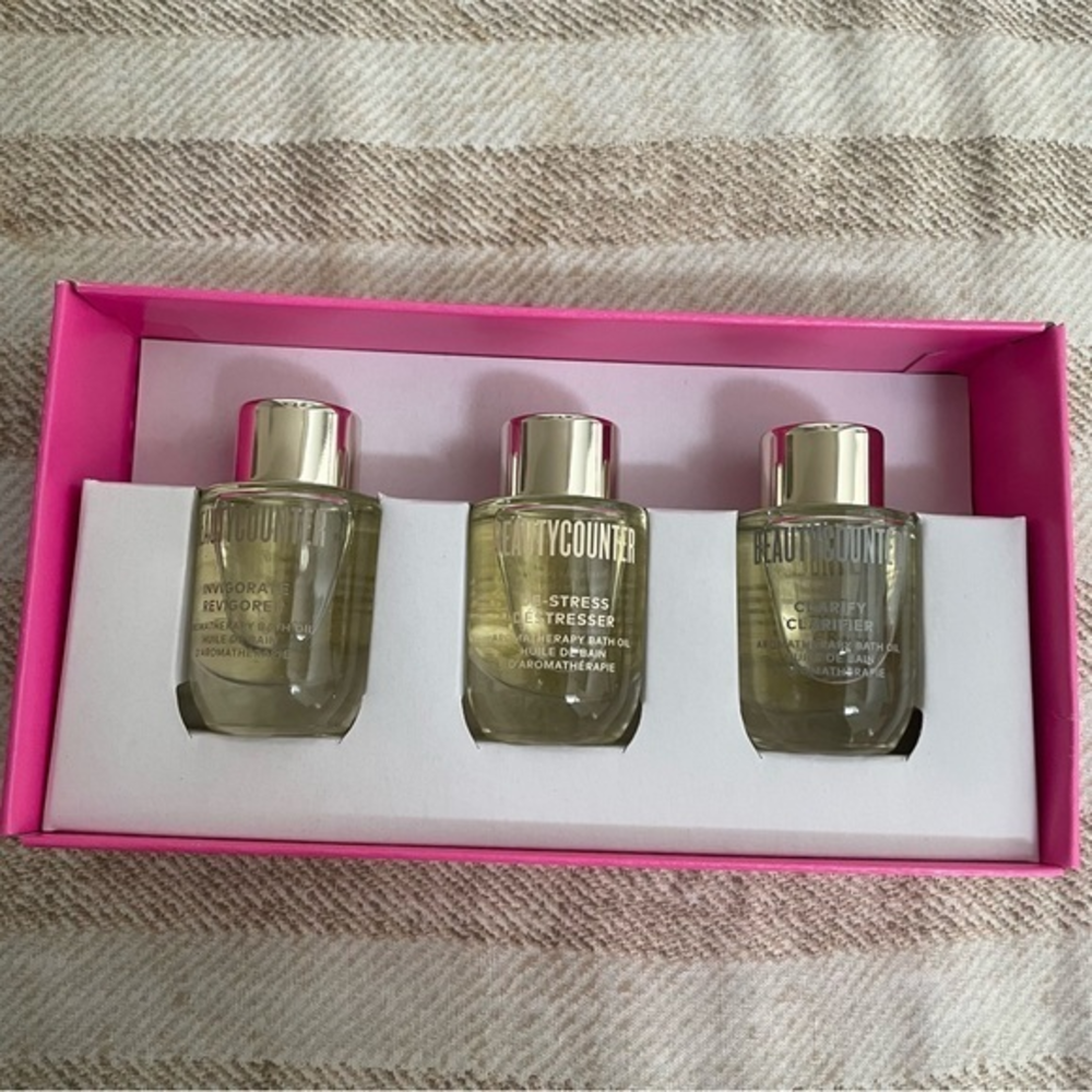 Beautycounter Good Scents bath oil trio gift set NEW‎